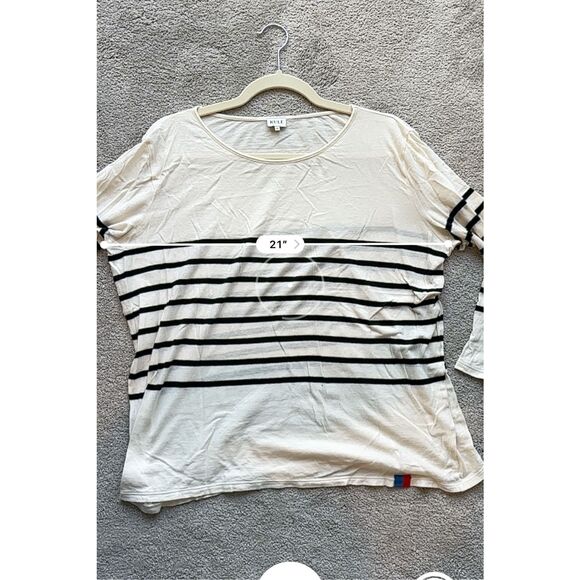 Kule The Malibu Three Quarter Sleeve Tee XL, $118 G24 - Picture 6 of 7